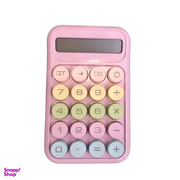 ماشین حساب فانتزی مدل مینیمال طرح رنگی رنگی