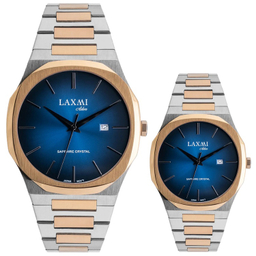 ست ساعت مچی عقربه ای زنانه و مردانه لاکسمی مدل 10-8558