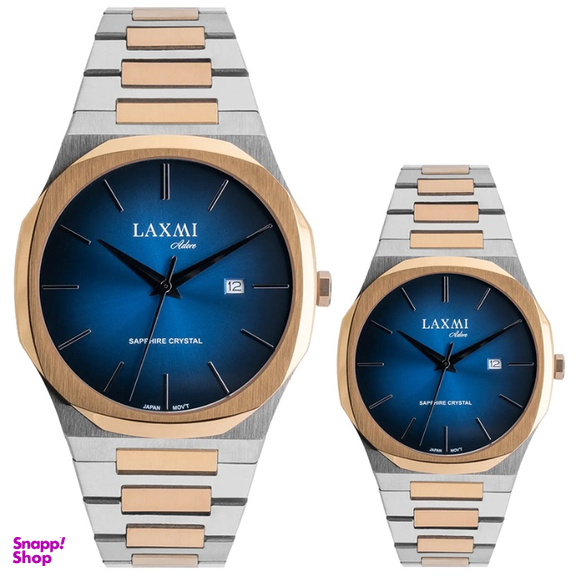 ست ساعت مچی عقربه ای زنانه و مردانه لاکسمی مدل 10-8558