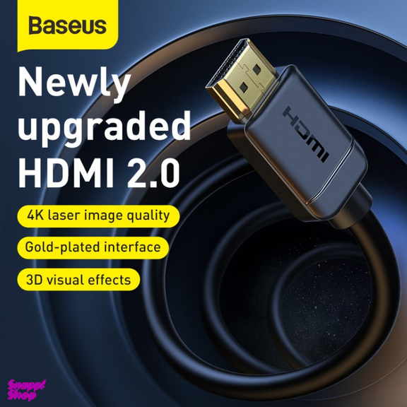 کابل HDMI بیسوس مدل High Definition Series 4K@30Hz طول 8 متر