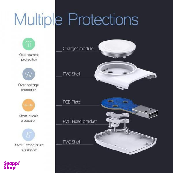 شارژر بی سیم اپل واچ مدل 1570 magneting charging