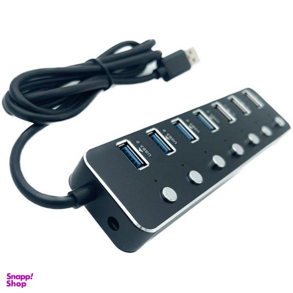 هاب USB 3.0 هفت پورت کی نت مدل K-HUAMH107