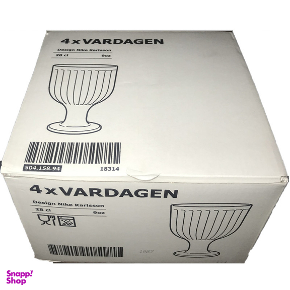 بستنی خوری ایکیا مدل VARDAGEN بسته 4 عددی