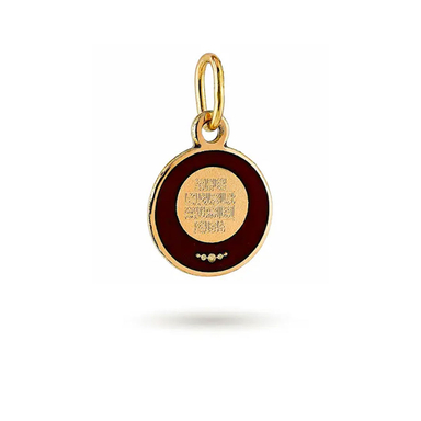 پلاک گردنبند طلا 18 عیار دخترانه میلی گالری طرح وان یکاد کد MT806