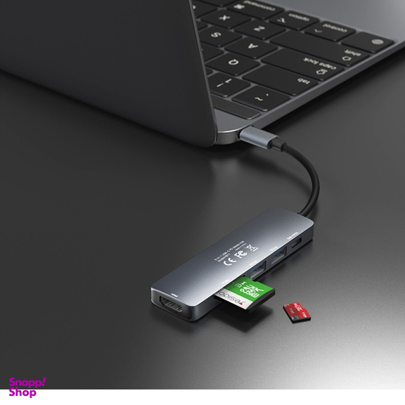 هاب 6 پورت USB-C یسیدو مدل HBII