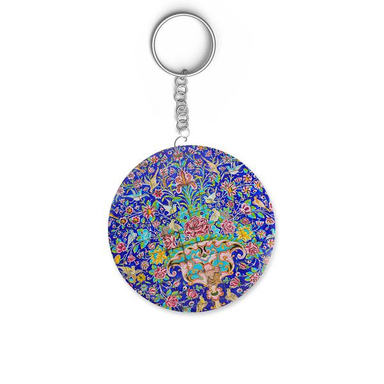 جاکلیدی ترمه طراحان ایده مدل کاشی گل و مرغ کد TRM515