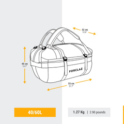 کوله پشتی سفری فورکلاز مدل Duffel 500 Extend 40L-60L