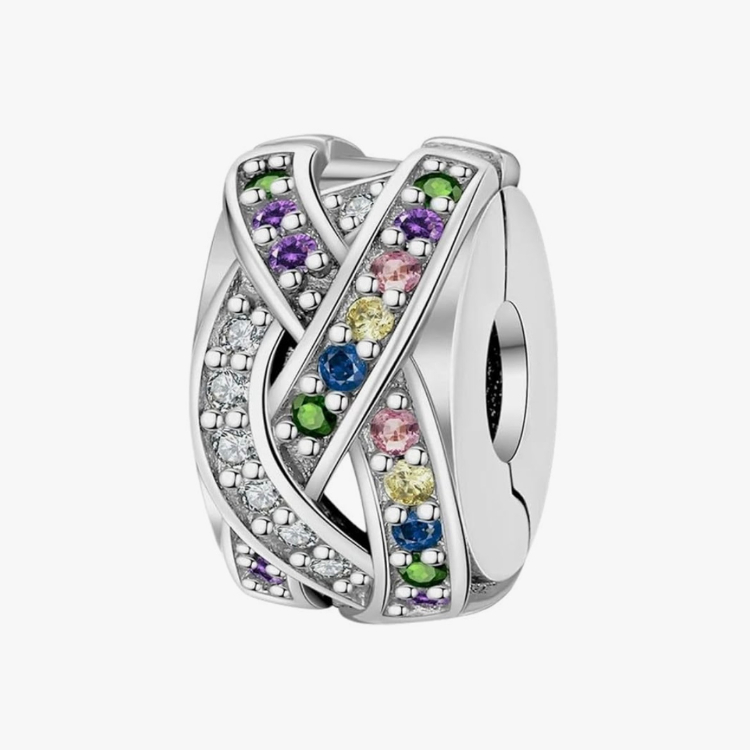 آویز نقره زنانه پاندورا مدل Long Luck Stopper 65268