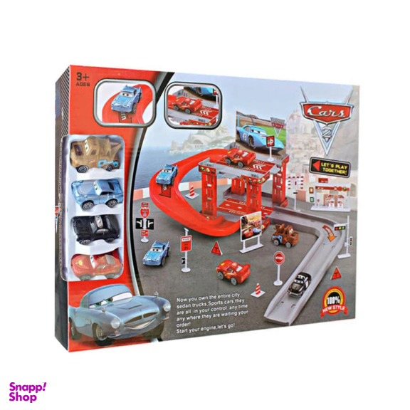 کیت ماشین بازی مدل پارکینگ مکویین کد c180-1