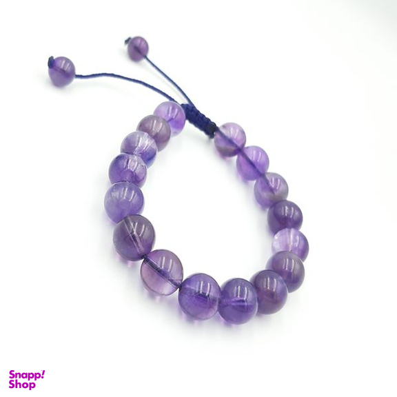 دستبند زنانه مدل سنگ آمیتیست کد 20493