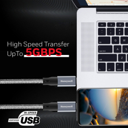 کابل تبدیل USB-C به USB-C هانیول مدل HC000039 طول 1/2 متر