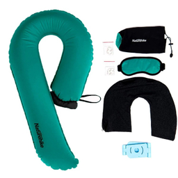 بالش بادی گردنی نیچرهایک مدل Multifunctional Extended U-Shaped Inflatable Pillow کد ZT004