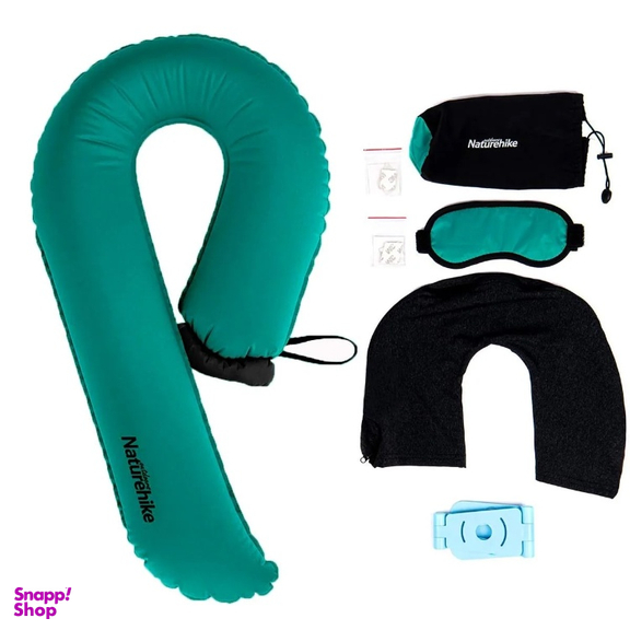 بالش بادی گردنی نیچرهایک مدل Multifunctional Extended U-Shaped Inflatable Pillow کد ZT004