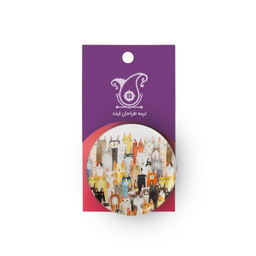 پیکسل ترمه طراحان ایده مدل گربه 2 مجموعه 3 عددی