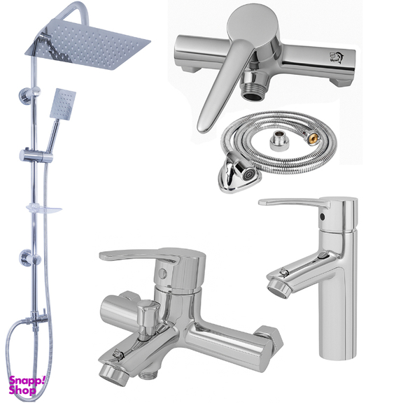 ست شیرآلات اهرمی اندیکا مدل نرگس کد 2030 مجموعه 5 عددی