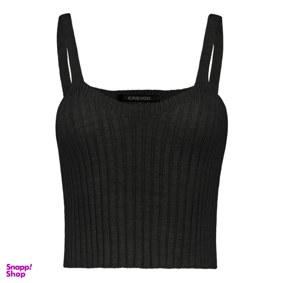 تاپ بافت زنانه مدل GD-o-17417696 رنگ مشکی