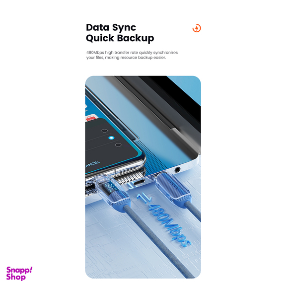 کابل USB-C توکی مدل TXCTL-YX01 طول 2 متر