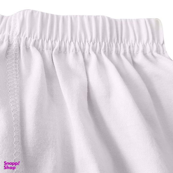 شورت مردانه ماییلدا مدل پادار پنبه ای کد 4702-3 رنگ سفید بسته 3 عددی