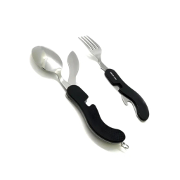 مجموعه قاشق و چنگال و چاقو سفری گرین لاین مدل Cutlery Set