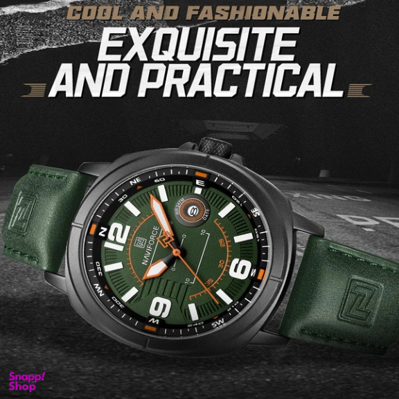 ساعت مچی عقربه ای مردانه نیوی فورس مدل NF8078BGNGN رنگ سبز