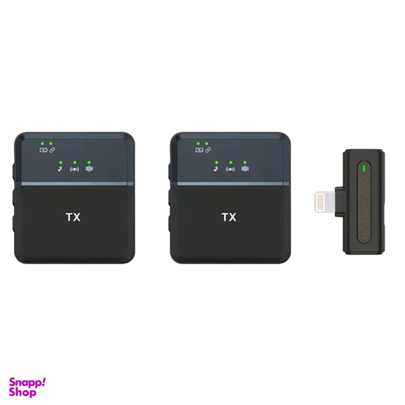 میکروفن یقه ای بی سیم مدل SX8 Dual Lightning