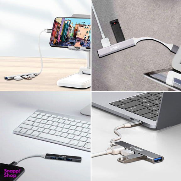 هاب 4 پورت USB سایرکس مدل SX-CU9003