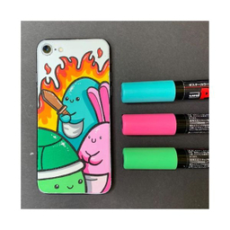 ماژیک یونی بال پوسکا مدل uni ball posca marker pc-3m بسته 8 عددی