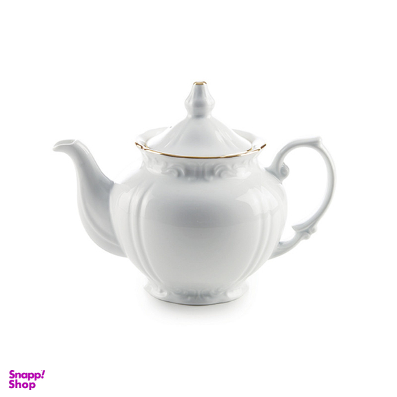 قوری چینی زرین ایران مدل چای چهار ترک 5 زرین درجه یک