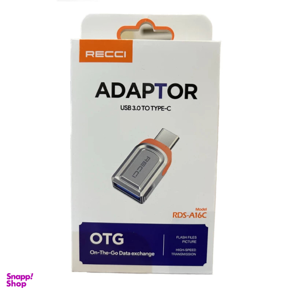 مبدل USB به USB-C رسی مدل OTG RDS-A16C