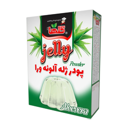 پودر ژله آلوئه ورا گلها وزن 100 گرم بسته بندی جعبه
