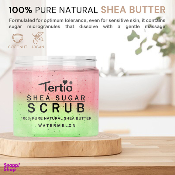 اسکراب لایه بردار پوست ترتیو مدل هندوانه شی باتر وزن 320 گرم