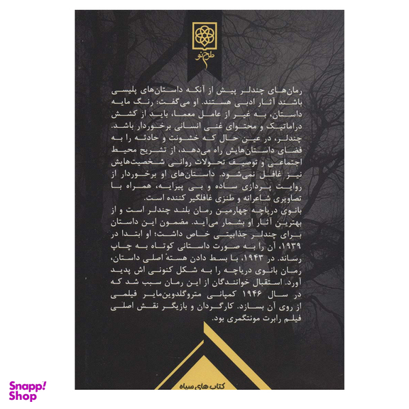 کتاب بانوی دریاچه اثر ریموند چندلر انتشارات طرح نو