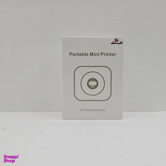 پرینتر لیبل زن ناب سل مدل پرتابل کد PIN02 به همراه 3 عدد رول کاغذی