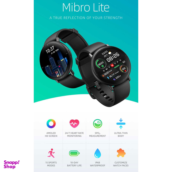 ساعت هوشمند میبرو مدل Lite XPAW004