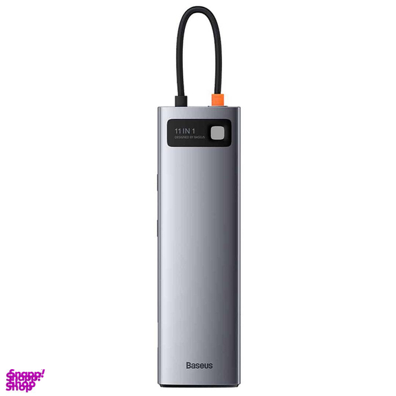 هاب 11 پورت Type-C بیسوس مدل Metal Gleam Series CAHUB-CT0G