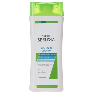 مایع شوینده غیر صابونی بدن آردن سری Sebuma مدل Liquipain حجم 250 میلی‌ لیتر