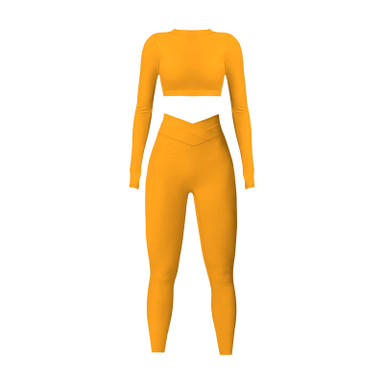 ست نیم تنه و لگینگ ورزشی زنانه مدل M5137