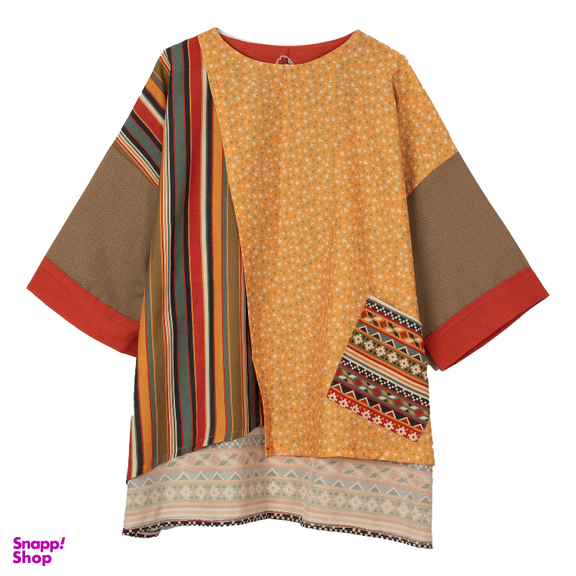 پانچو زنانه طرح سرخپوستی