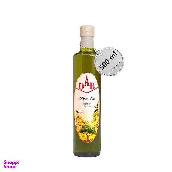 روغن زیتون تصفیه شده ارگانیک ا آ ب وزن 500 میلی لیتر