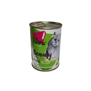کنسرو غذای گربه فیفورا مدل پته با طعم گوشت گاو وزن 400 گرم