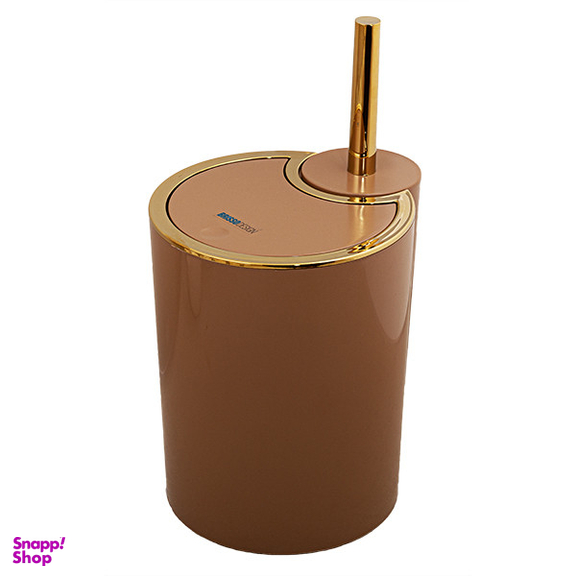 ست سطل زباله و فرچه بریسو دیزاین مدل BRS-Gol 3