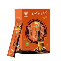 کافی میکس بدون شکر با طعم کارامل پپتینا بسته 10 عددی