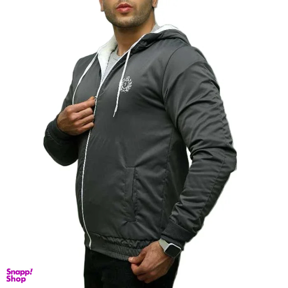 کاپشن مردانه مدل GD-s-17453945 رنگ دودی