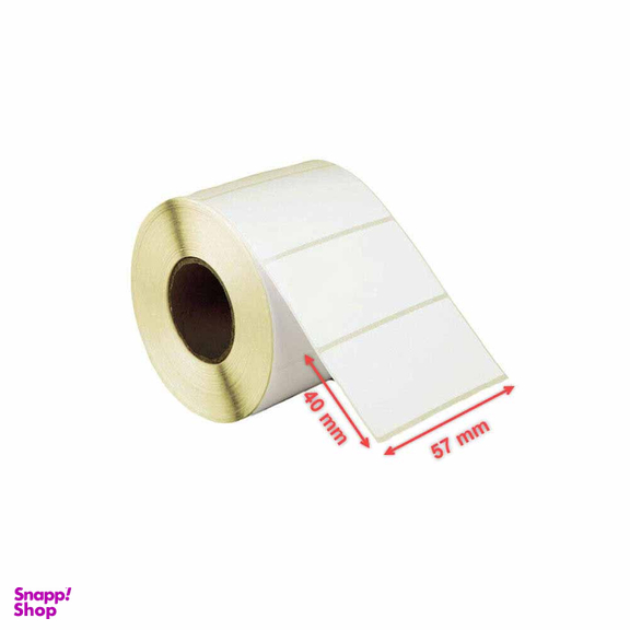 لیبل حرارتی سایز 57 میلی متر رول 750 تکه