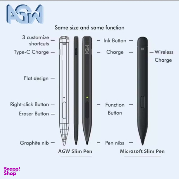 قلم لمسی ای جی دبلیو مدل Slim Pen