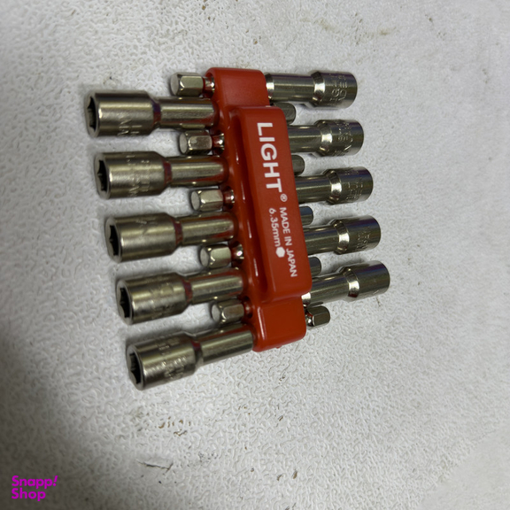 آچار بکس شیروانی لایت مدل SMT-LIGHT-JAPAN-MN-0865-1/4-8*65 مجموعه 10 عددی