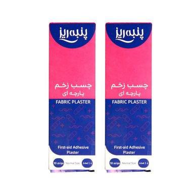 چسب زخم پنبه ریز مدل Plaster مجموعه 2 عددی