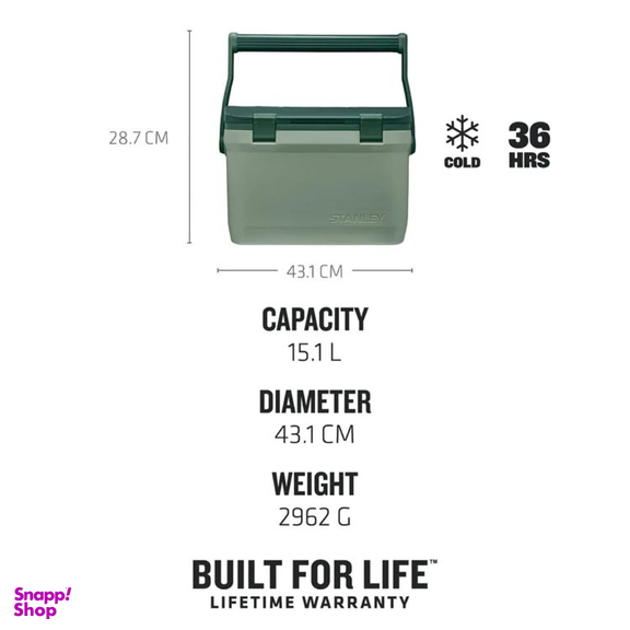 کول باکس استنلی مدل Outdoor Cooler گنجایش 15.1 لیتر