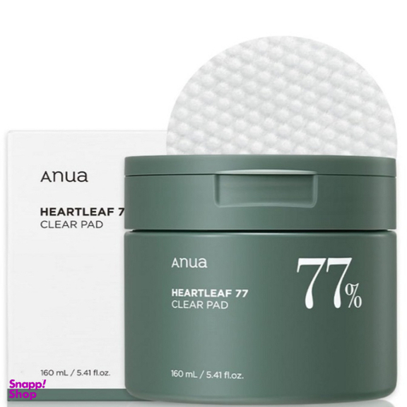 تونر پد پاک کننده و تسکین دهنده آنوا مدل Heartleaf 77 حجم 160 میلی لیتر