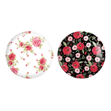 مگنت خندالو مدل گل کد 54665443 مجموعه 2 عددی